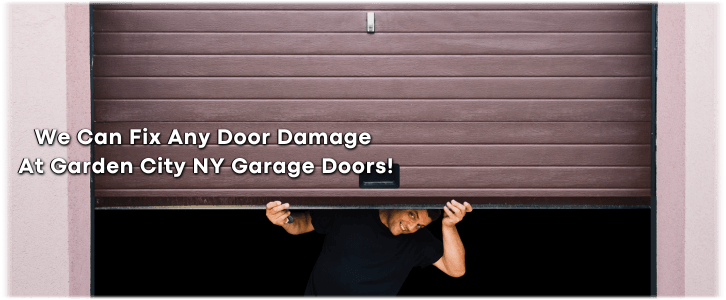 Garage Door Off Track In Garden City NY